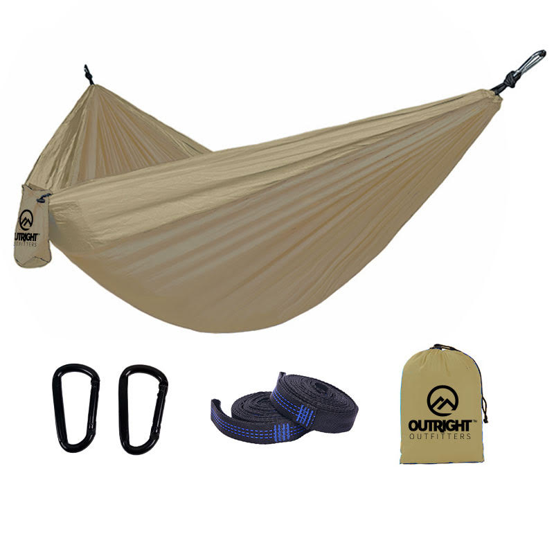 Camping Hammock with Tree Straps - Dunes Tan